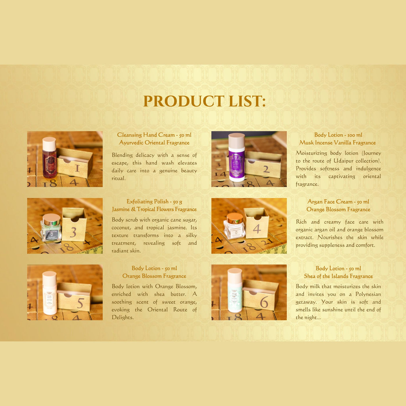 La Sultan De Saba Products Advent calendar  2025