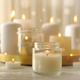 Collection of scented candles including the renowned Bois Imperial candles, elegantly arranged to showcase their unique designs and inviting aromas
