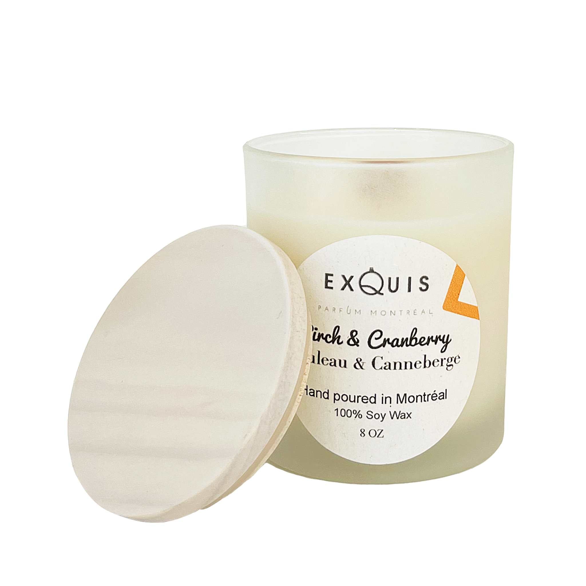 birch cranberry candle parfum exquis