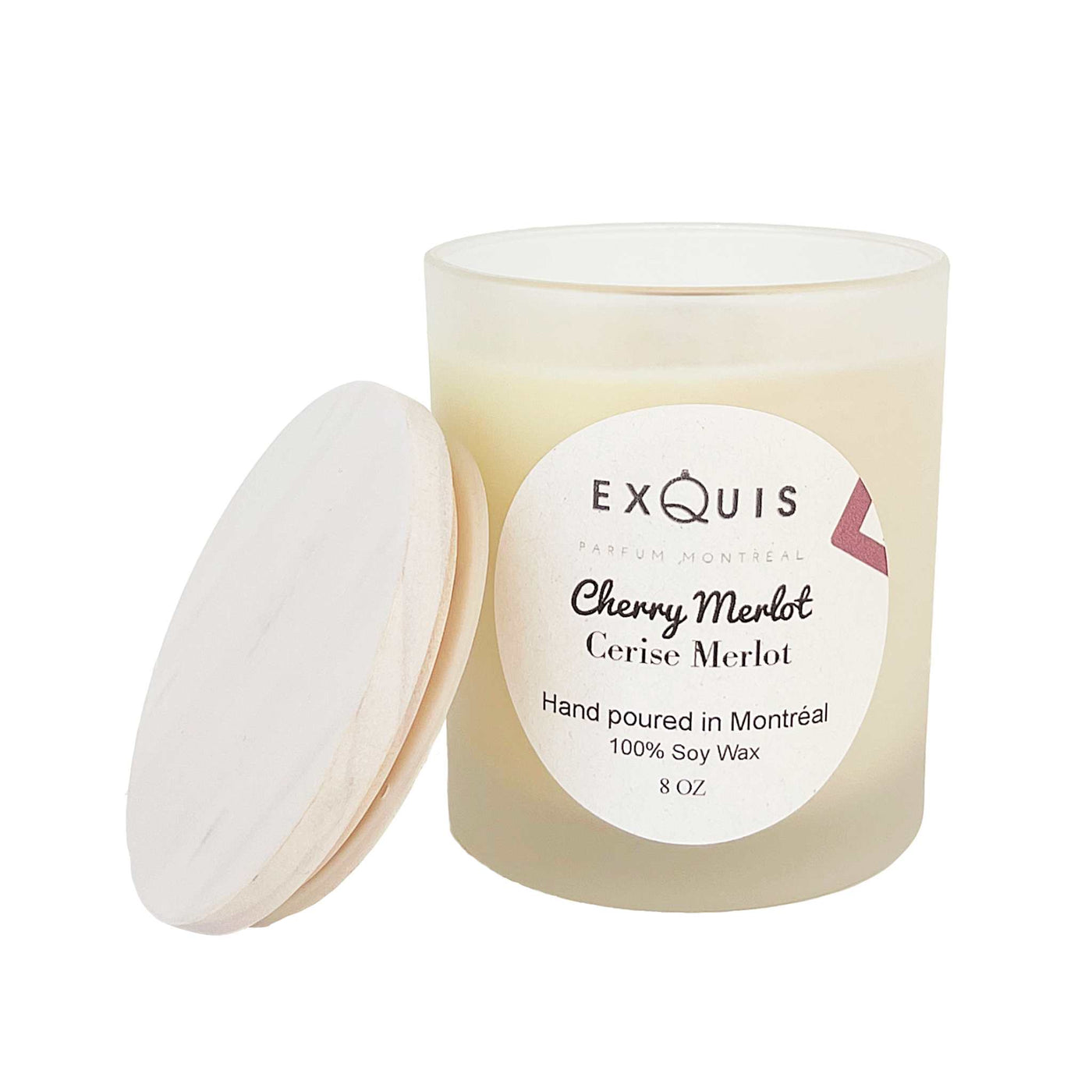 CHERRY MERLOT CANDLE parfum exquis